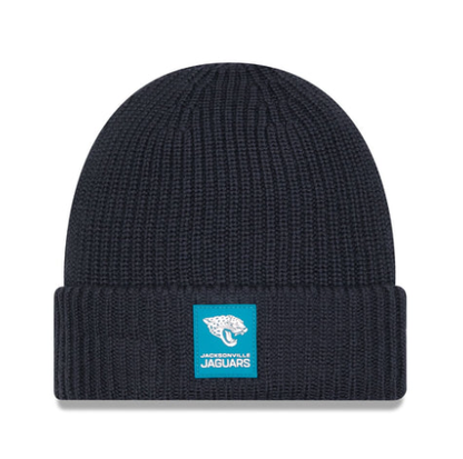 Jacksonville Jaguars New Era 2025 Sideline Weather Steel Clouds Cuff Knit Beanie - officially licensed fan gear