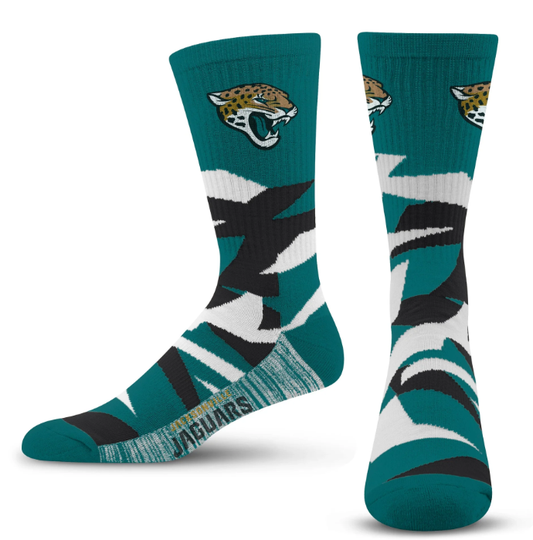 Jacksonville Jaguars For Bare Feet Breakout Premium Crew Socks