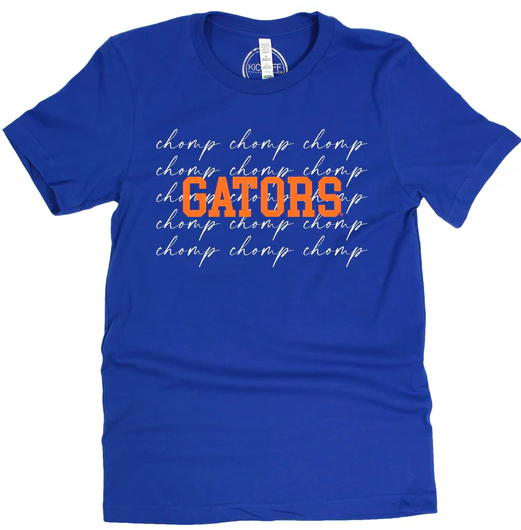 University of Florida Gators Capri Design Ladies College Script Short Sleeve T-shirt
