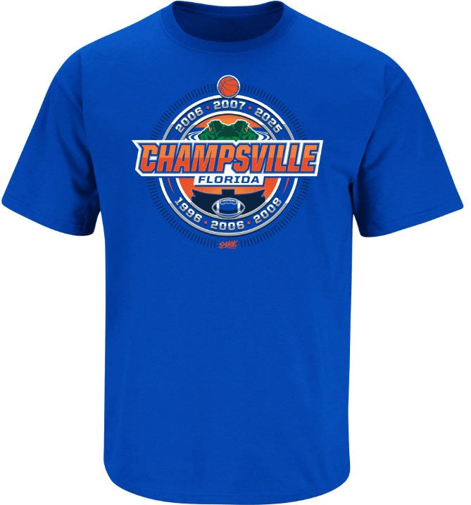 NCAA University of Florida Gators Champsville T-Shirt