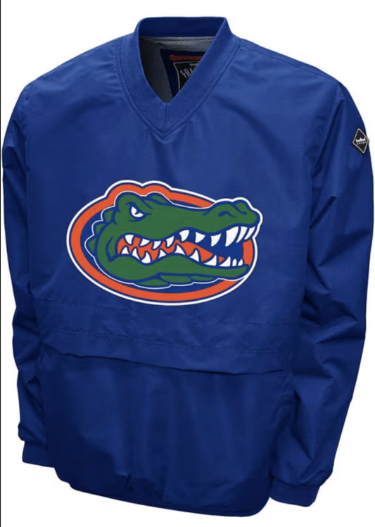 Florida Gators Mens Blue Big Logo Pullover Jackets