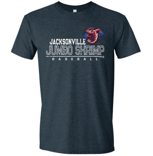 Jacksonville Jumbo Shrimp Charcoal Disparity T-Shirt