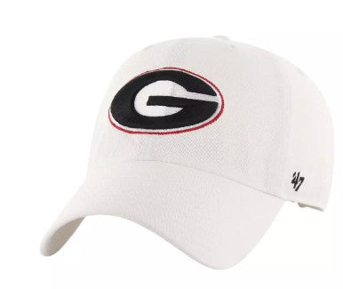 University of Georgia '47 Men'sClean Up Adjustable White Hat
