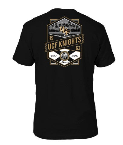 UCF Knights FloGrown Men's Double Diamond Crest T-Shirt - officially licensed fan gear