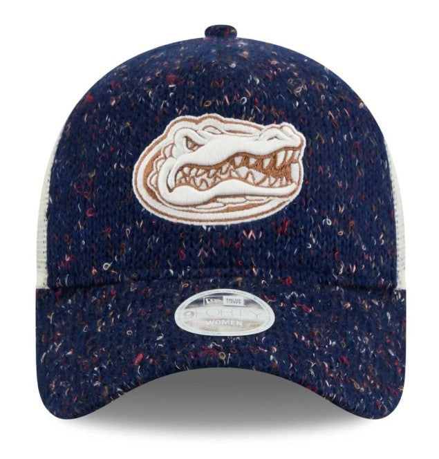 NCAA New Era Florida Gators Knit Women's 9FORTY A-Frame Trucker Hat