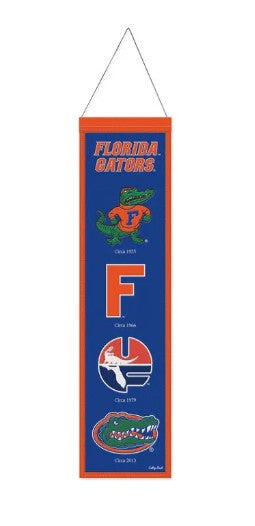 Florida Gators Wincraft College Vault Evolution Wool Banner