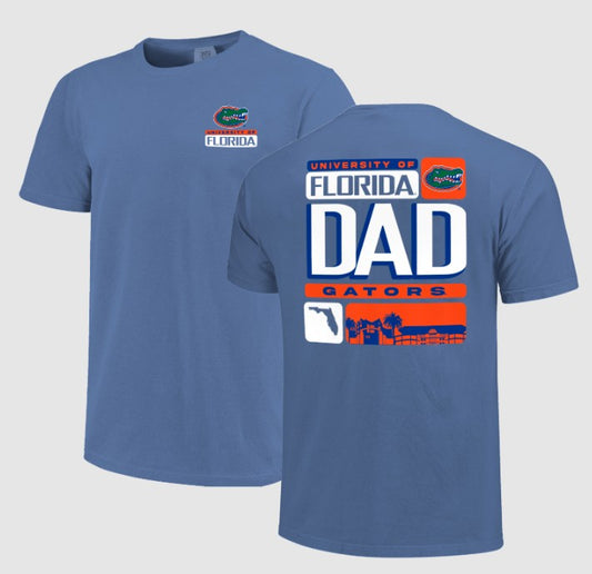 Florida Gators Image One Campus Squares Dad T-Shirt