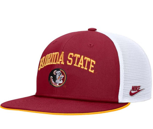 Florida State Seminoles Nike Vault Dri-Fit Pro Academic Mesh Trucker Snapback
