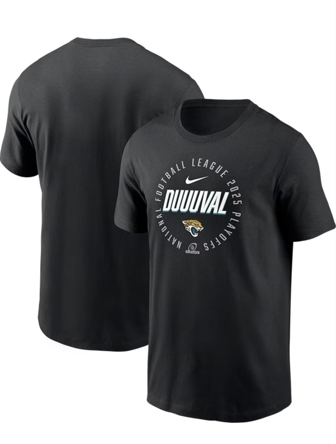 Toddler Nike Black Jacksonville Jaguars 2025 AFC South Division Champions Locker Room Trophy Collection T-Shirt