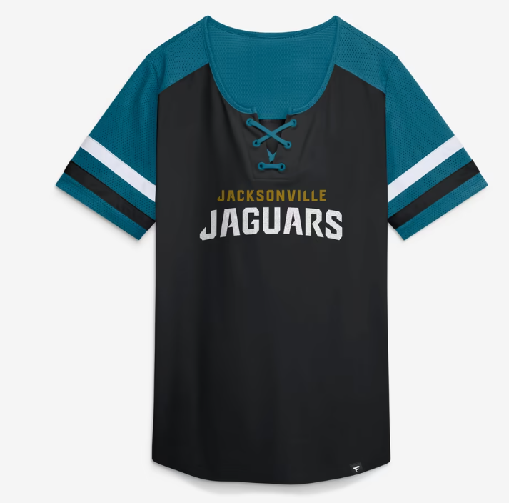 Jacksonville Jaguars Fanatics Women's Curl Route Sequins String Top