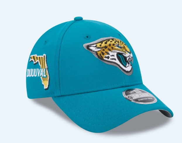 2024 NFL Jacksonville Jaguars Draft 9Forty Teal Stretch-Snap New Era