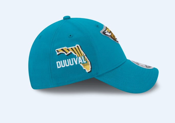 2024 NFL Jacksonville Jaguars Draft 9Forty Teal Stretch-Snap New Era