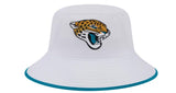 Jacksonville Jaguars New Era 2024 Training Camp Bucket Hat - Teal Trim