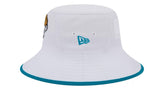 Jacksonville Jaguars New Era 2024 Training Camp Bucket Hat - Teal Trim