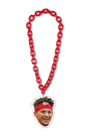 Kansas City Chiefs Big Chain Necklace NFL BIG MAHOMES - officially licensed fan gear