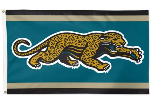 Jacksonville Jaguars Wincraft Classic Logo 3X5 Deluxe Flag