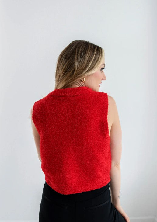 University of Georgia Bulldogs Gameday Social Cropped Sweater Tank