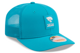 Jacksonville Jaguars New Era Teal 2025 Sideline 9SEVENTY Trucker Adjustable Hat