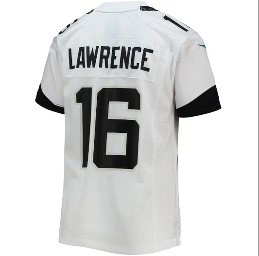 Jacksonville Jaguars Trevor Lawrence  Nike Youth Game Jersey - White