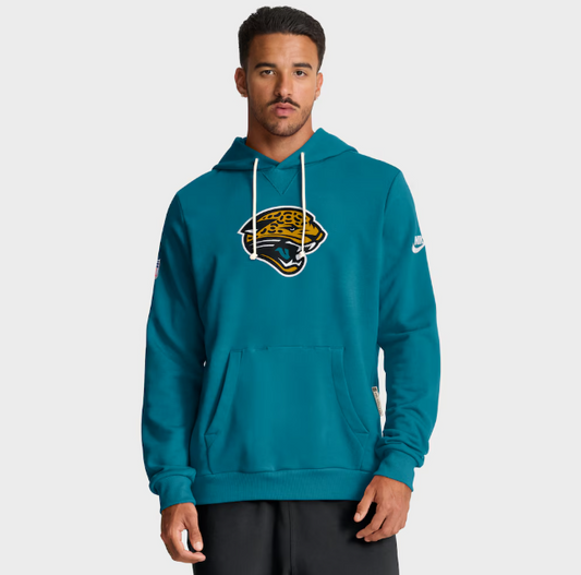 Jacksonville Jaguars Nike Sideline Standard Issue Alt 2 Dri-FIT Hoodie - Teal