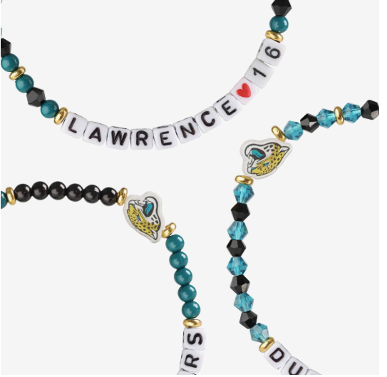 Jacksonville Jaguars FOCO Trevor Lawrence Jacksonville Jaguars 3 Pack Player Friendship Bracelet