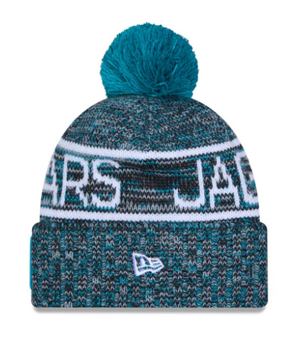 Jacksonville Jaguars New Era 2025 Sideline Beanie