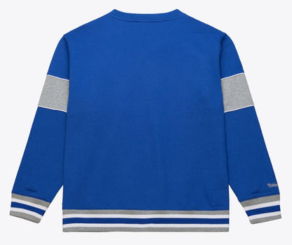 NCAA University of Florida Gators Florida Gators Royal/Heather Gray Fleece Crewneck Sweatshirt