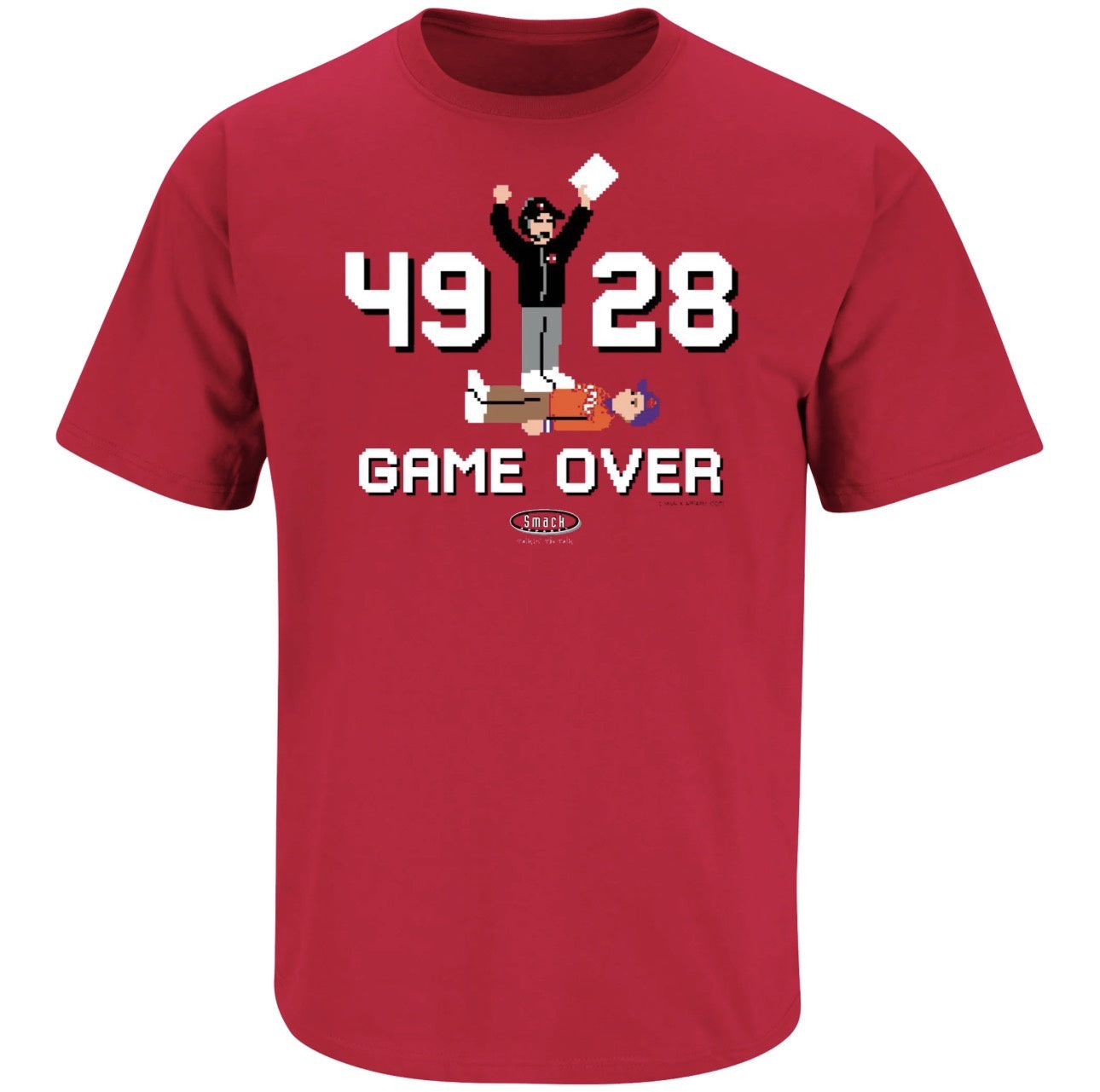 Ohio State Fans Smack Apparel Red Tee