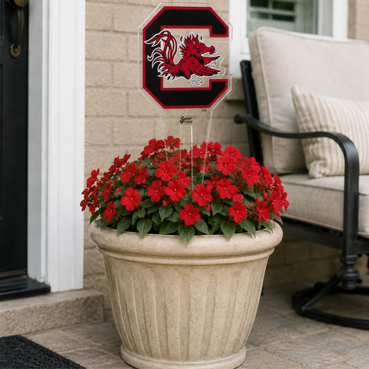 South Carolina Gamecock Medium Garden Stake