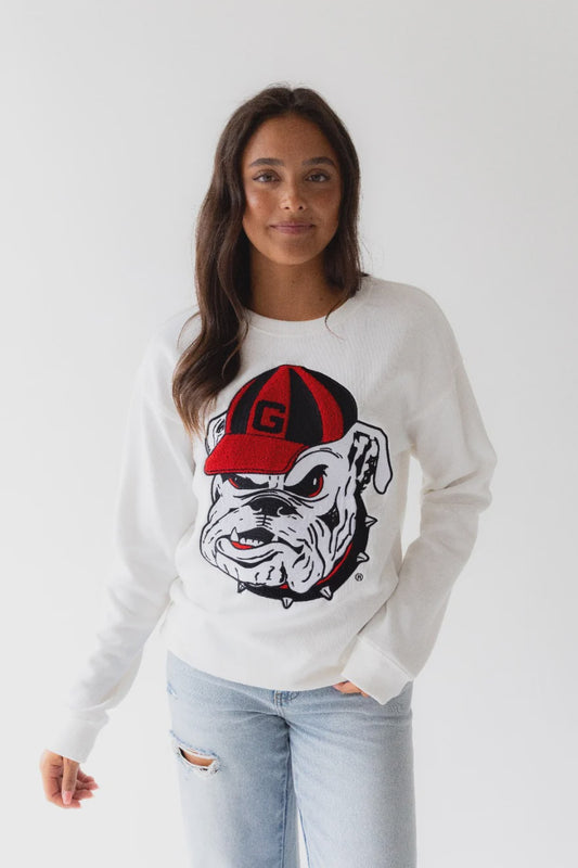Georgia Bulldogs  Mascot Chenille Comfort Crew