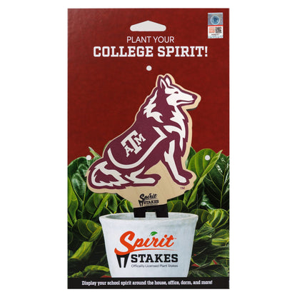 Texas A&M Aggies Color Plant Stake
