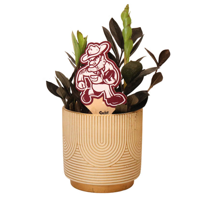 Texas A&M Football Sarge Color Plant Stake