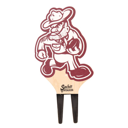 Texas A&M Football Sarge Color Plant Stake