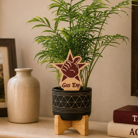 Texas A&M Gig 'Em Color Plant Stake