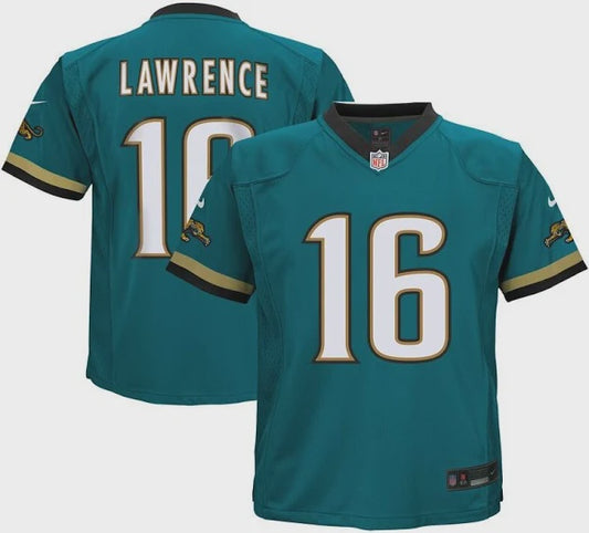 Jacksonville Jaguars Nike Trevor Lawrence Teal  Prowler Throwback Player Game Jersey