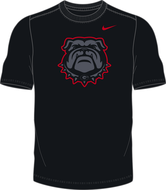 NCAA Georgia Bulldogs Nike Men's Legend Color Pop Logo Tee (Black)