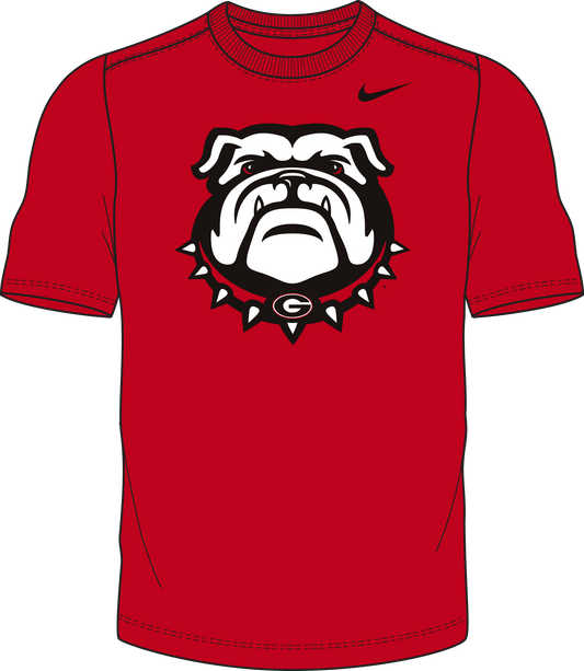 NCAA Georgia Bulldogs Nike Men's Legend Alternate Logo Tee (Red)