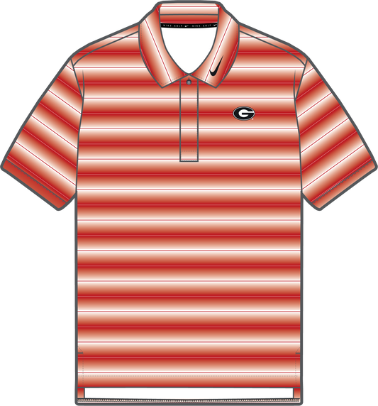 NCAA Georgia Bulldogs Nike Men's Primary Logo Par Stripe Polo
