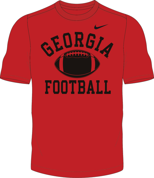 NCAA Georgia Bulldogs Nike Men's Legend Arch Football Tee