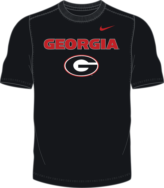 NCAA Georgia Bulldogs Nike Men's Legend Tee New Graphic (Black)
