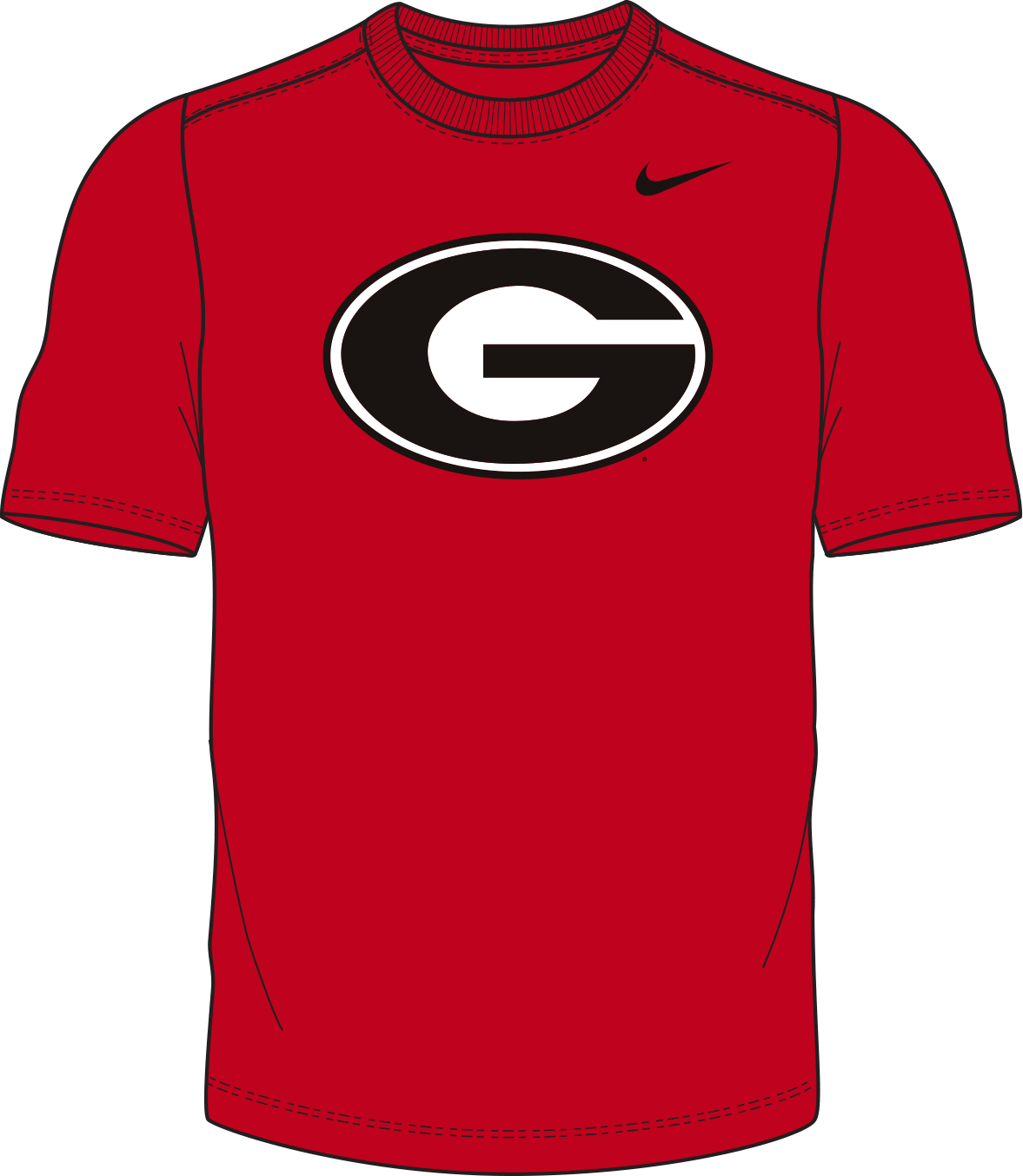 NCAA Georgia Bulldogs Nike Club Unstructured Cap (Black)