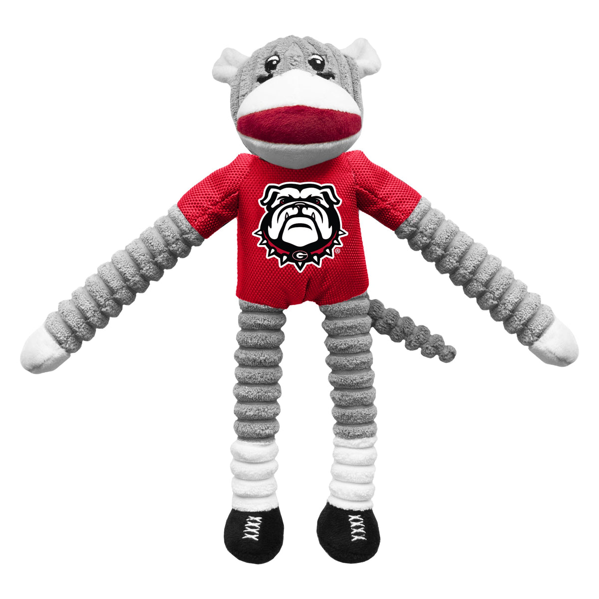 NCAA Georgia Bulldogs Team Sock Monkey Pet Toy