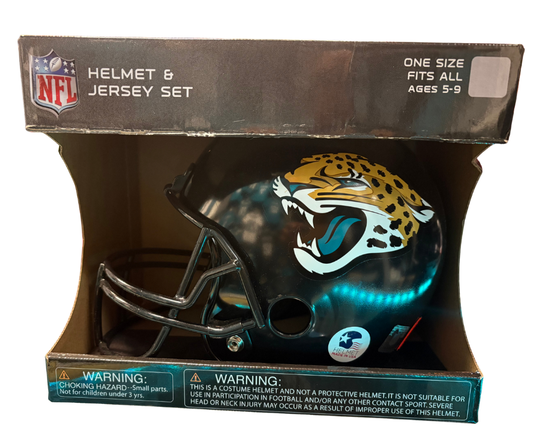 Jacksonville Jaguars Franklin Sports  Youth Helmet & Jersey Set