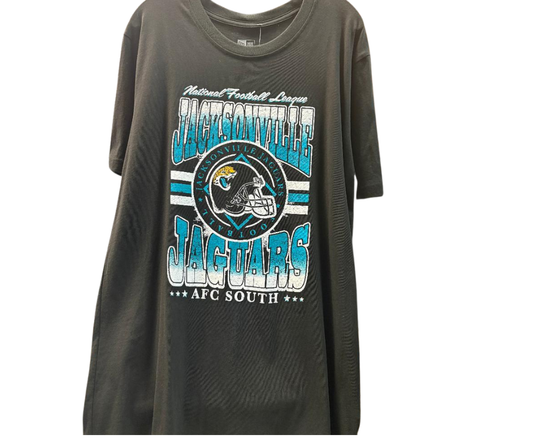 Jacksonville Jaguars New Era Men's AFC South Circle Helmet T-Shirt