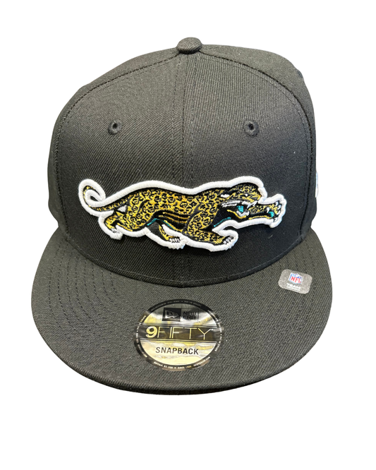 Jacksonville Jaguars New Era 9Fifty Crawling Jags Black Snapback Hat