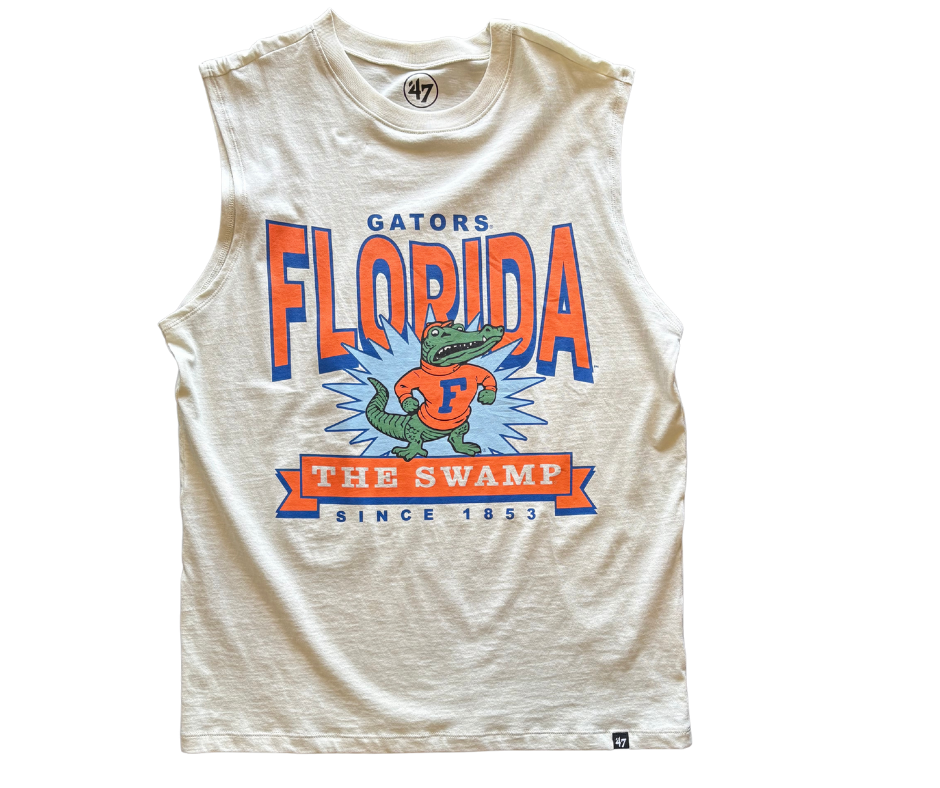 University of Florida Gators '47 Brand Men's Dune Ivory Tank