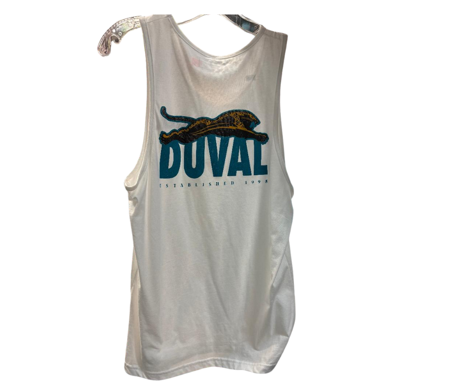 Jacksonville Generation Jaguar Duval Established 1995 White Tank