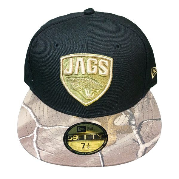 Jacksonville Jaguars New Era 59Fifty Jags Shield Camo Fitted Hat
