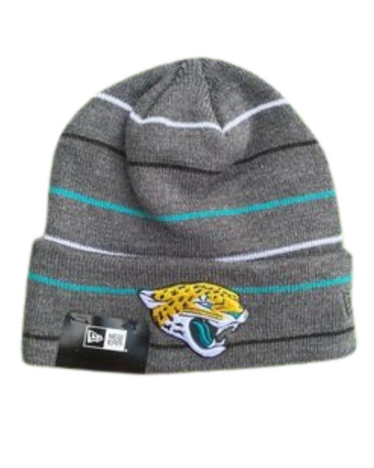 NFL Jacksonville Jaguars New Era Striped Beanie