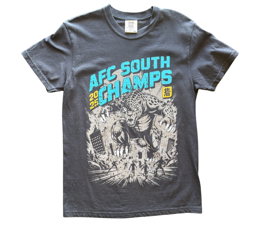 Jagzilla AFC South 2025 Champs Black - officially licensed fan gear